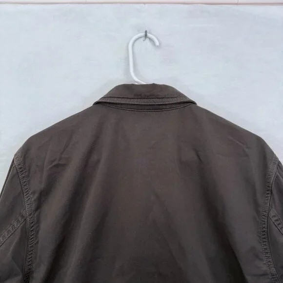 Flint And Tinder Flight Jacket Mens XL Green Olive Full Zip Lightweight Casual